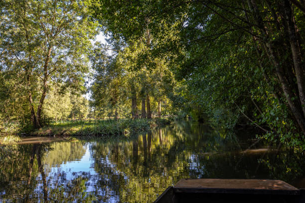 istock Boat trip on an inner canal in the Marais Poitevin 1434089244