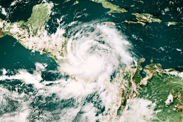istock Hurricane Julia 2022 Cloud Map Nicaragua 3D Render Color 1434090251