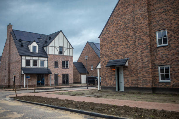 istock Solar panels on residential housing rooftops in the Netherlands 1434094364