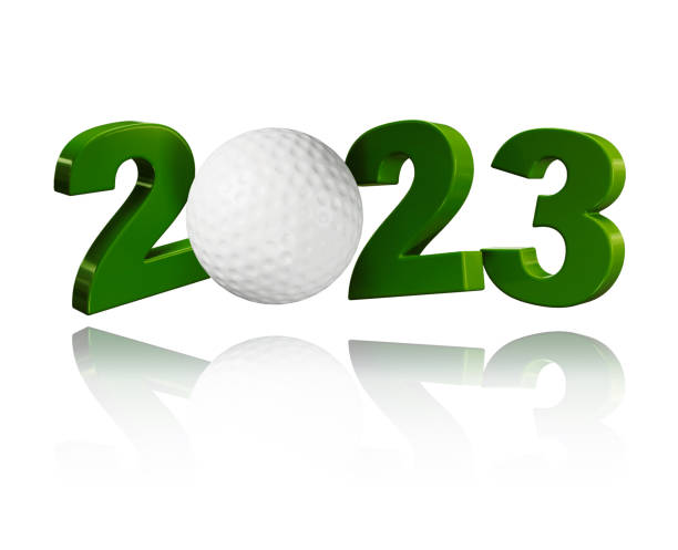 istock Golf ball 2023 Design on White 1434103563