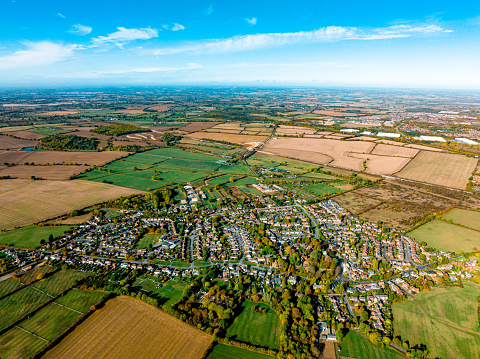 Aerial video shooting in Bow Brickhill, Milton Keynes, UK