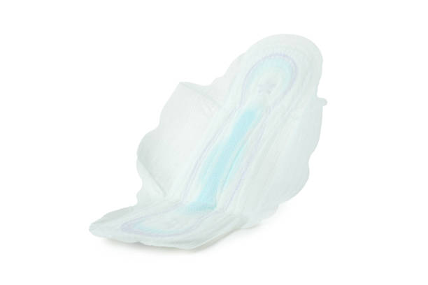 istock Fresh sanitary pad isolated on white background 1434108728