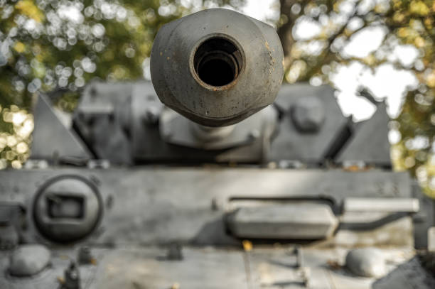 istock Barrel of a tank 1434118676