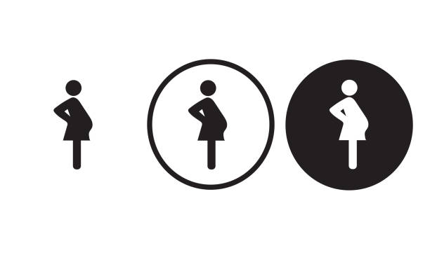 アイコン妊娠中 - human pregnancy flash点のイラスト素材／クリップアー�ト素材／マンガ素材／アイコン素材