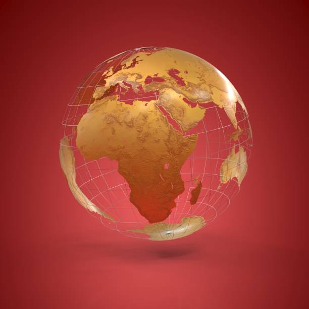 Middle East Globe 3D Render of the Planet Earth, Depth of field effect.\nMade with Natural Earth. URL of source data: http://www.naturalearthdata.com\nThe source data is in the public domain.