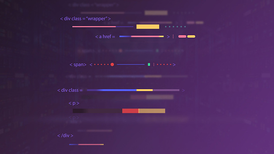Abstract Programming Code Stock Photo - Download Image Now ...
