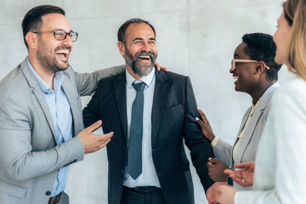 istock Cheerful business people 1434141548