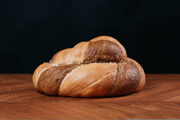 istock Assortment of baked bread on table 1434142973