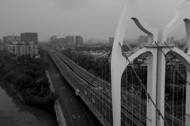 istock The empty street during the Chengdu Lockdown, China 1434143661