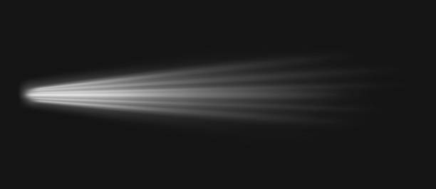 istock Gust of wind, blowing and howling. Isolated air current moving in one direction, straight line. Smoke or vapor, fumes or fog. Vector in realistic style 1434144911