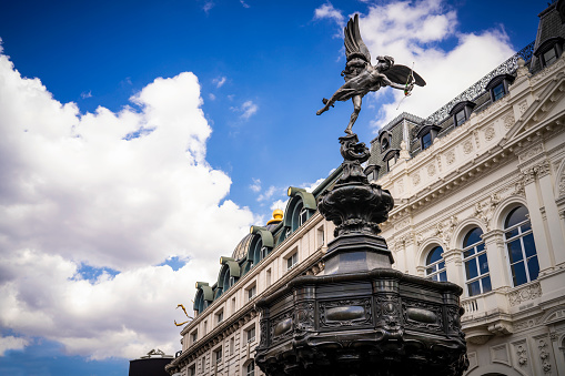 London Piccadilly Circus statue UK United Kingdom, Great Britain England