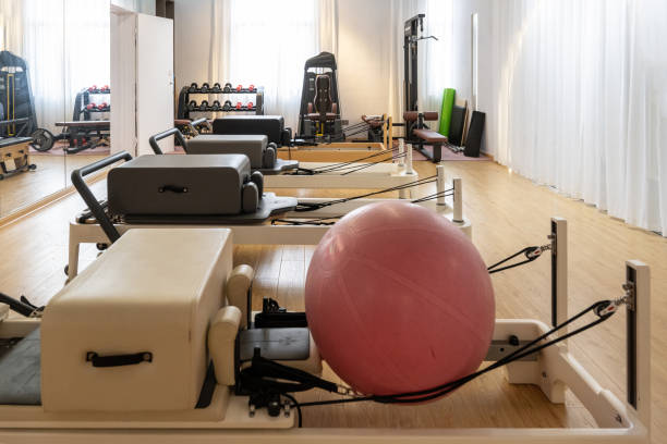 istock Pilates room in yoga studio 1434148339