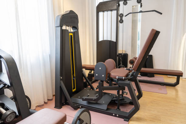istock Fitness equipment in yoga studio 1434148342