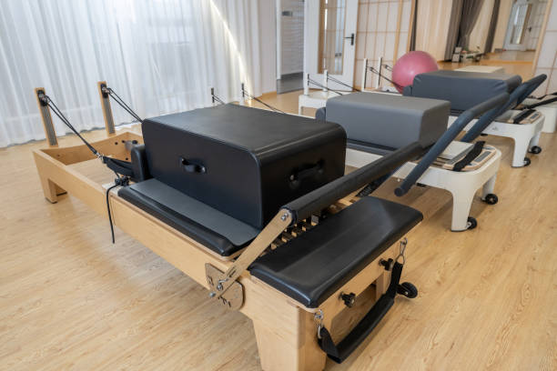 istock Fitness equipment in yoga studio 1434148467
