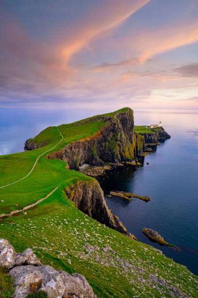 istock Skye island Nest Point lighthouse in Highlands Scotland UK 1434150185