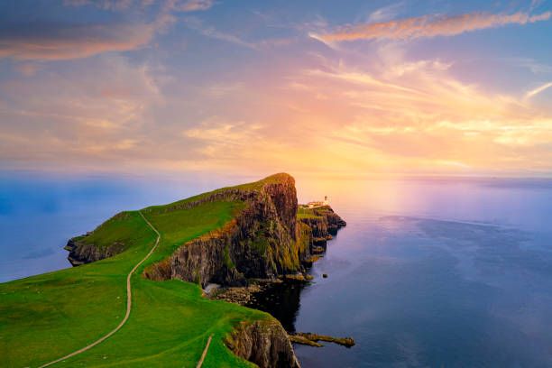 istock Skye island Nest Point lighthouse in Highlands Scotland UK 1434150742