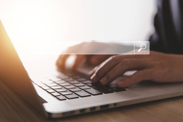 istock business people show their entry into digital technology through Internet search Browsing, browser, and communication tool. Connections and websites. concept of using networks for business efficiency. 1434151826