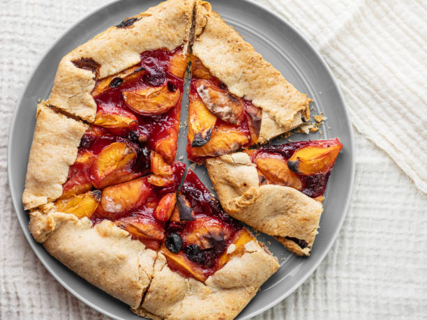 istock Galette, Peach galette, Homemade peach galette 1434159183