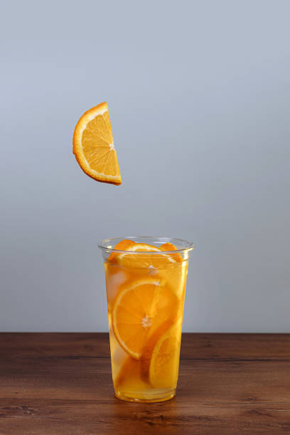istock Drink with ice and orange slices 1434161267