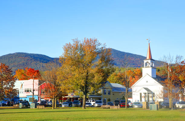 istock Autumn in North Conway, New Hampshire 1434162789