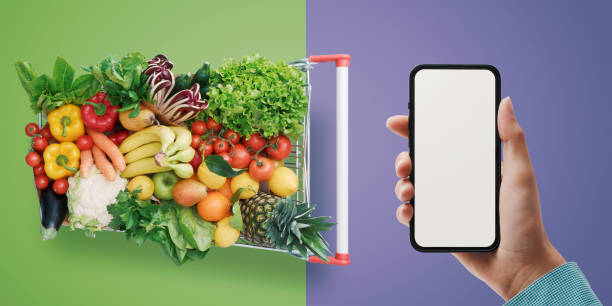 istock Order your fresh grocery online 1434166984