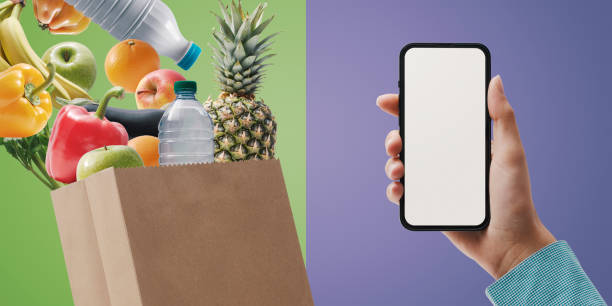 istock Order your fresh grocery online 1434168422
