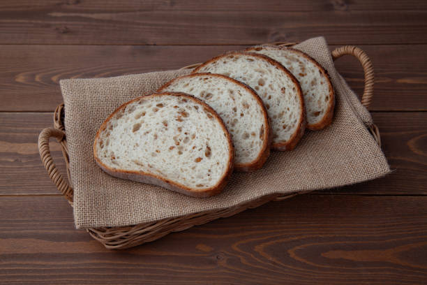 istock sliced rye bread isolated on wooden table 1434168635