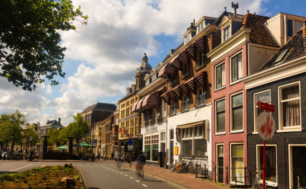 istock Streets of Leiden old town, Netherlands 1434170193
