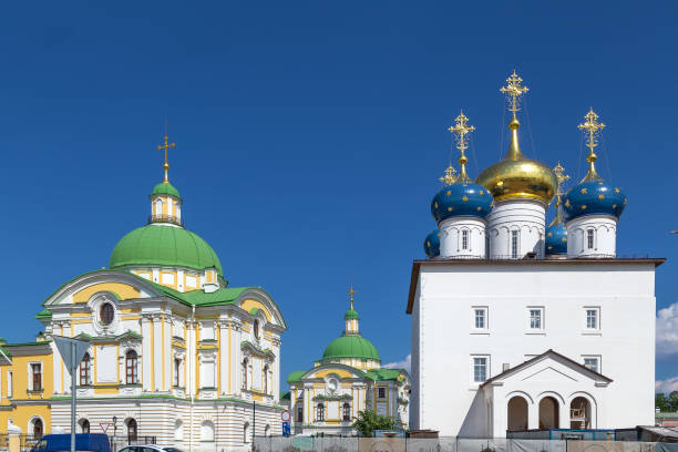 Savior Transfiguration Cathedral, Tver, Russia stock photo