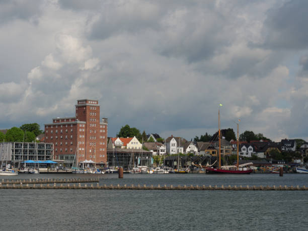 Kappeln at the schlei river in germany