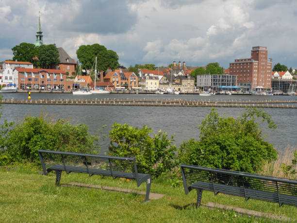 Kappeln at the schlei river in germany