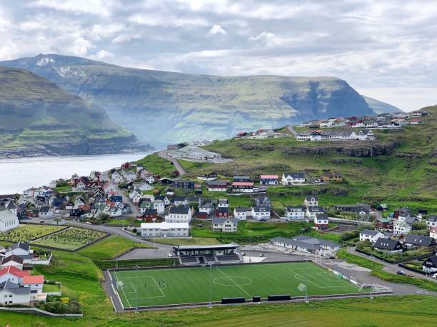 istock Faroe Islands Soccer Field 1434175854