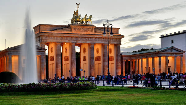 istock Brandenburg Gate - a historic building in Berlin. 1434182402