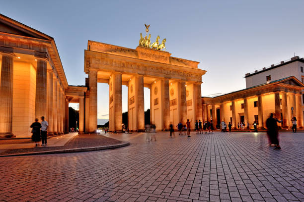 istock Brandenburg Gate - a historic building in Berlin. 1434182415