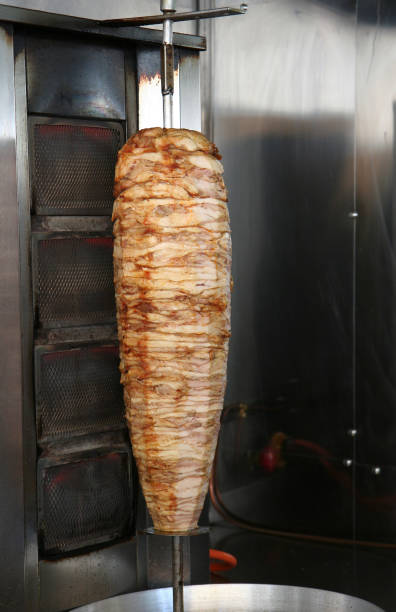 istock Delicious Chicken Doner Kebab ready to eat 1434186901