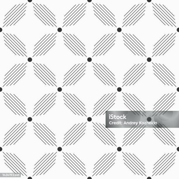 Vector Seamless Thin Lines Pattern Repeating Geometric Pattern With ...
