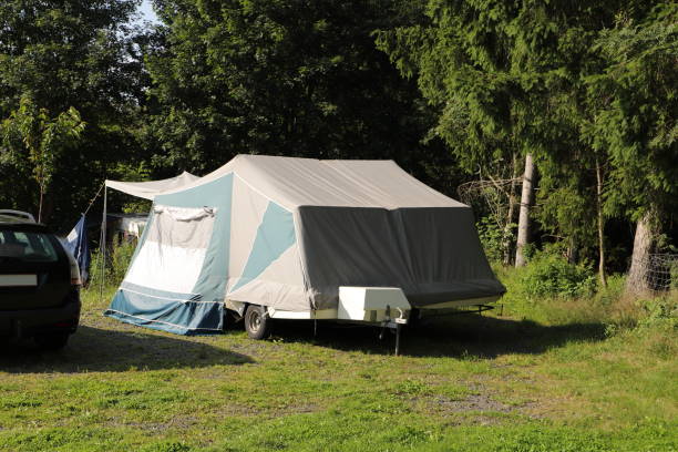 istock an caravan on a campsite 1434197664