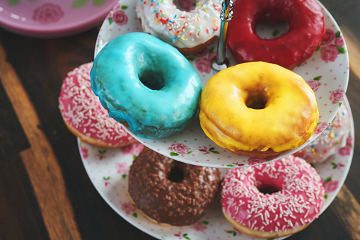 Donuts with Icing and Chocolate