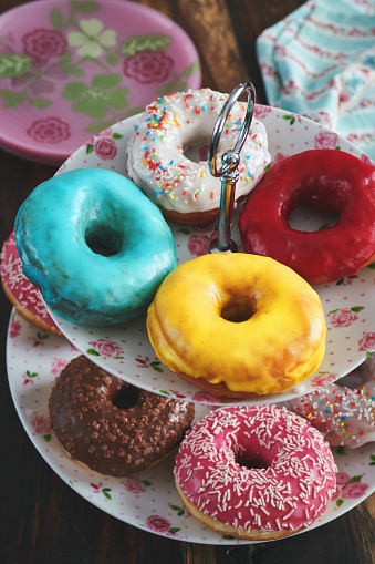 Donuts with Icing and Chocolate