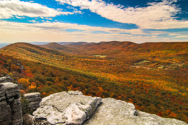 Views from the ridge Autumn views of the George Washington National Forest george washington national forest stock pictures, royalty-free photos & images