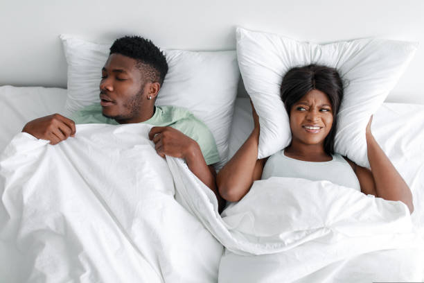 130+ Above View Of African American Couple Sleeping In Bed Stock Photos,  Pictures & Royalty-Free Images - iStock