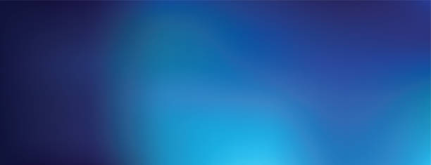 blaues licht panorama unscharfer bewegungsverlauf abstrakter hintergrundvektor - blue backgrounds stock-grafiken, -clipart, -cartoons und -symbole