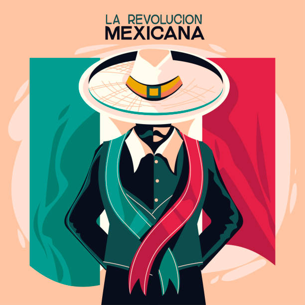 Ilustración de Revolución Mexicana Significa Revolución Mexicana Concepto  Ilustración y más Vectores Libres de Derechos de Cultura mexicana - iStock