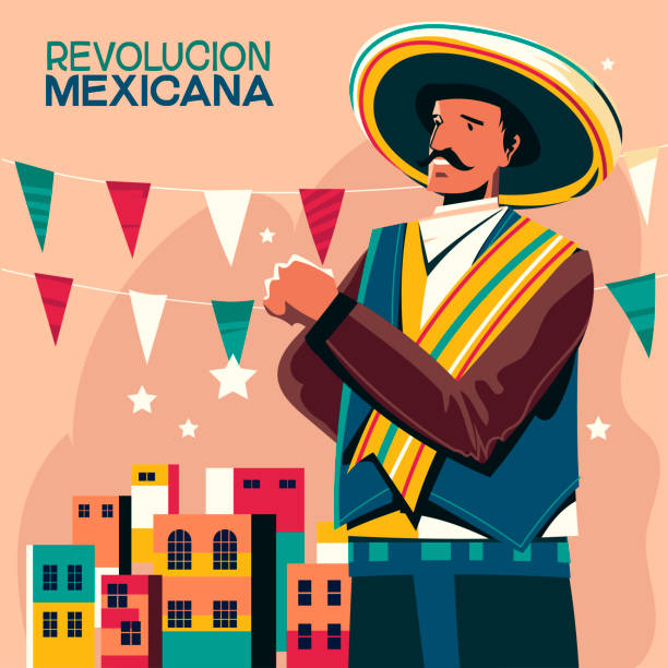 Revolucion Mexicana Dibujos - Banco de fotos e imágenes de stock - iStock