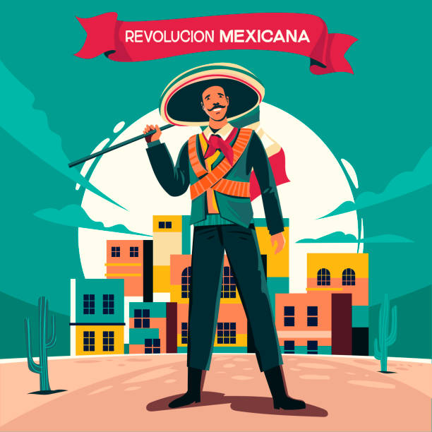 Revolucion Mexicana Dibujos - Banco de fotos e imágenes de stock - iStock