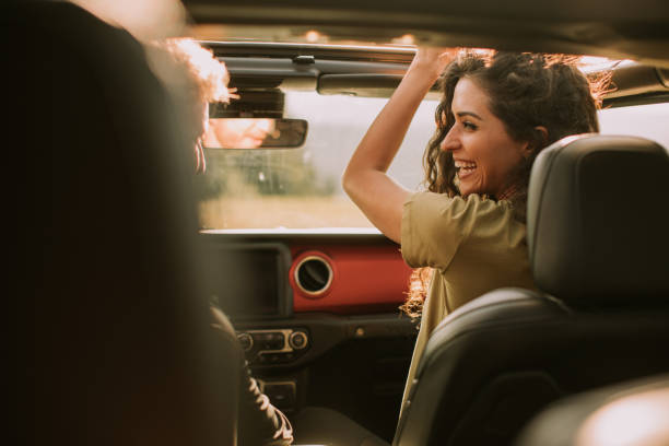istock Couple having fun on roadtrip 1434212663