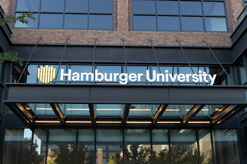 Chicago - Circa October 2022: Hamburger University at McDonald's global headquarters. 40 percent of McDonald’s leadership has attended Hamburger University.