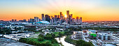istock Houston Texas colorful sunset sky 1434223461
