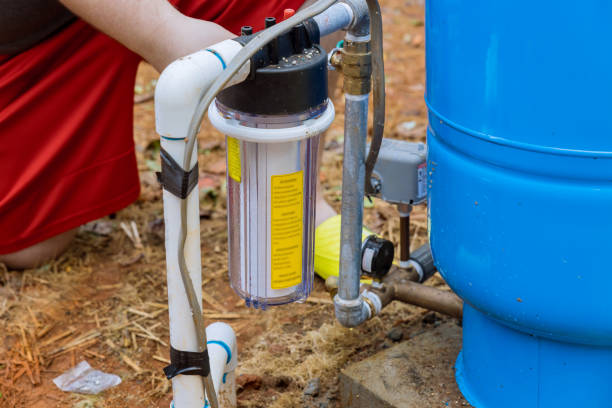 istock Replaceable filters are installed by professional workers to maintain a safe water supply within the home. 1434226411