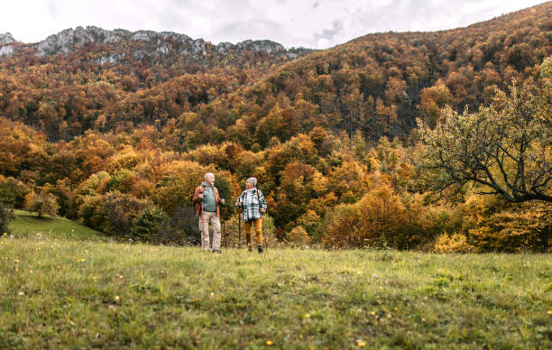 istock Enjoying hiking nature with her husband 1434234478
